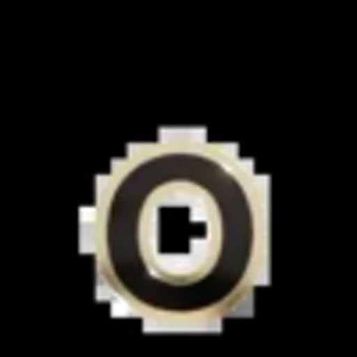 🔤 Эмодзи «Gold Border Black» для Telegram