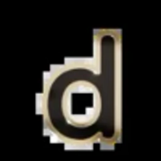 🔤 Эмодзи «Gold Border Black» для Telegram