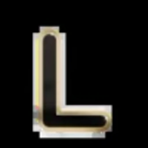 🔠 Эмодзи «Gold Border Black» для Telegram