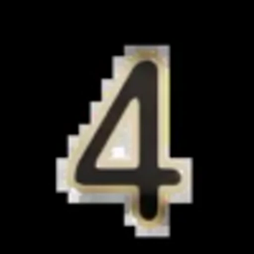 4️⃣ Эмодзи «Gold Border Black» для Telegram