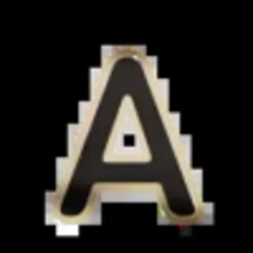 Стикерпак Gold Border Black для Telegram