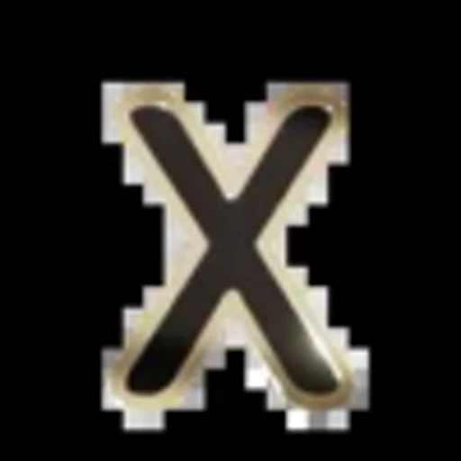 🔠 Эмодзи «Gold Border Black» для Telegram