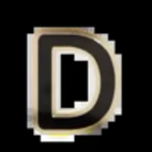 🔠 Эмодзи «Gold Border Black» для Telegram