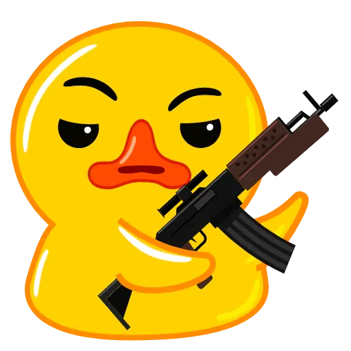🔫 Эмодзи «Gold Utya» для Telegram