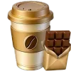 🍫 Эмодзи «Gold And Beige» для Telegram