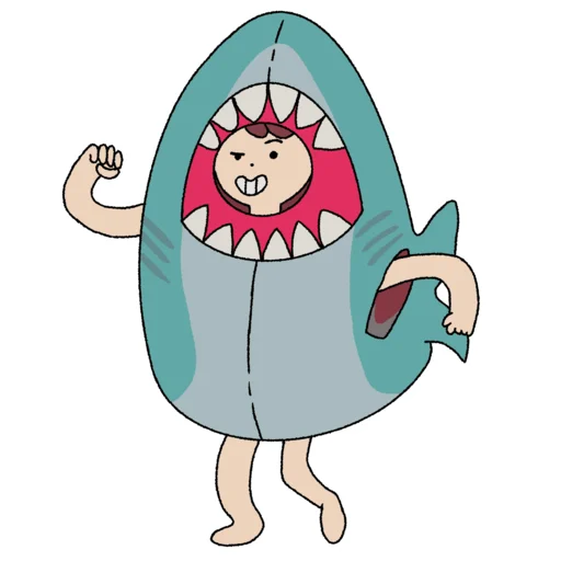 🦈 Стикер «Good Pizza, Great Pizza» для Telegram