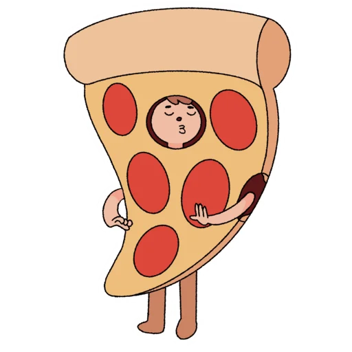 😮‍💨 Стикер «Good Pizza, Great Pizza» для Telegram