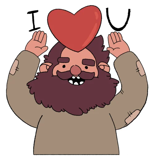 ❤️ Стикер «Good Pizza, Great Pizza» для Telegram