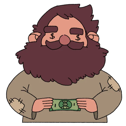 🤑 Стикер «Good Pizza, Great Pizza» для Telegram