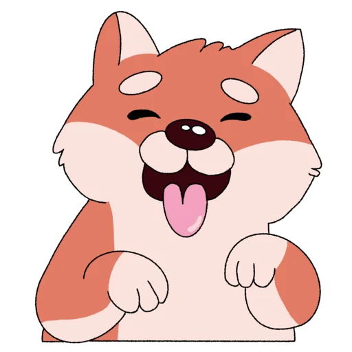 🐶 Стикер «Good Pizza, Great Pizza» для Telegram