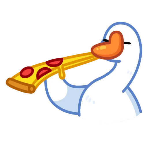 🍕 Эмодзи «Goose -» для Telegram