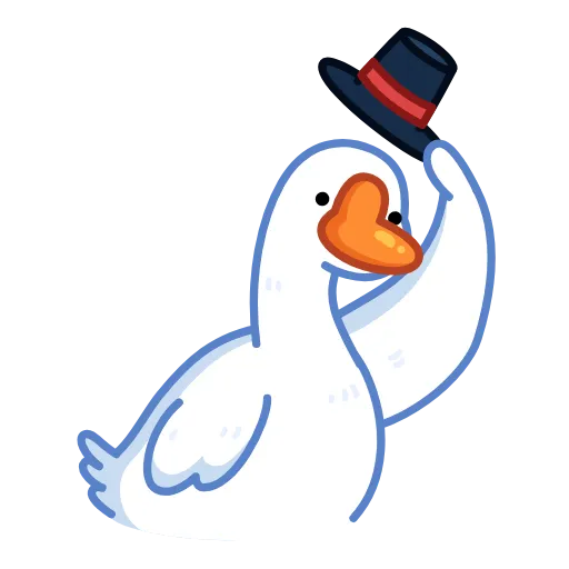 🎩 Эмодзи «Goose -» для Telegram