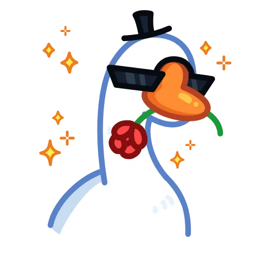 😎 Эмодзи «Goose -» для Telegram