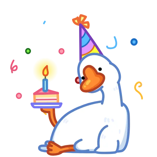 🥳 Эмодзи «Goose emoji -» для Telegram