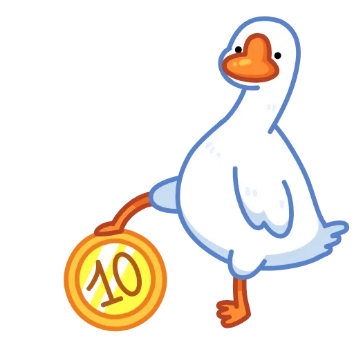 💰 Эмодзи «Goose emoji -» для Telegram