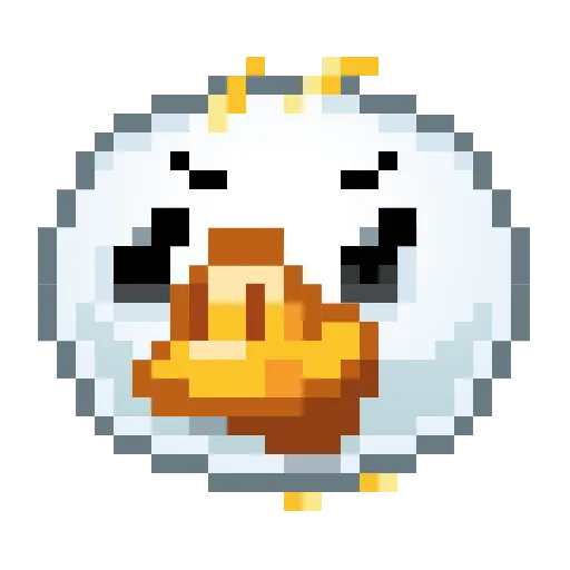 🏃 Эмодзи «Goose Emoji - пиксельные эмоджи с гусем» для Telegram