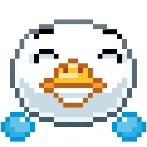 Эмодзи Goose Emoji - пиксельные эмоджи с гусем для Telegram — скачать