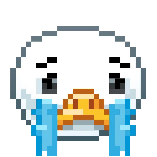 😭 Эмодзи «Goose Emoji - пиксельные эмоджи с гусем» для Telegram