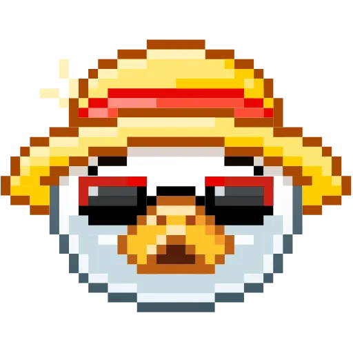 🏖 Эмодзи «Goose Emoji - пиксельные эмоджи с гусем» для Telegram
