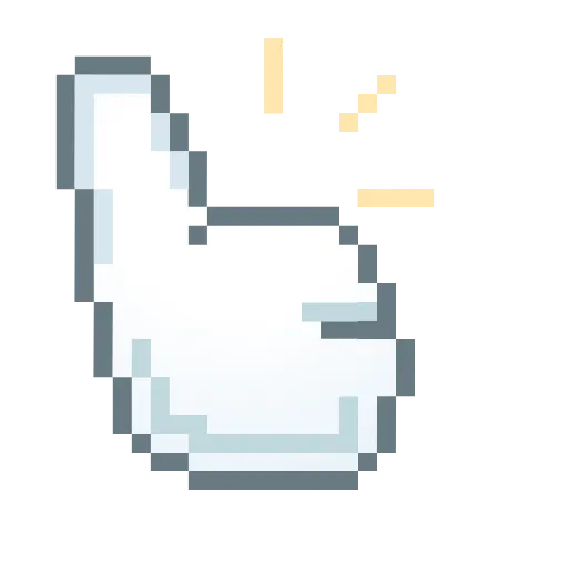 👍 Эмодзи «Goose Emoji - пиксельные эмоджи с гусем» для Telegram