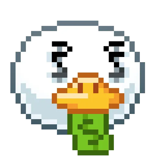 🤑 Эмодзи «Goose Emoji - пиксельные эмоджи с гусем» для Telegram