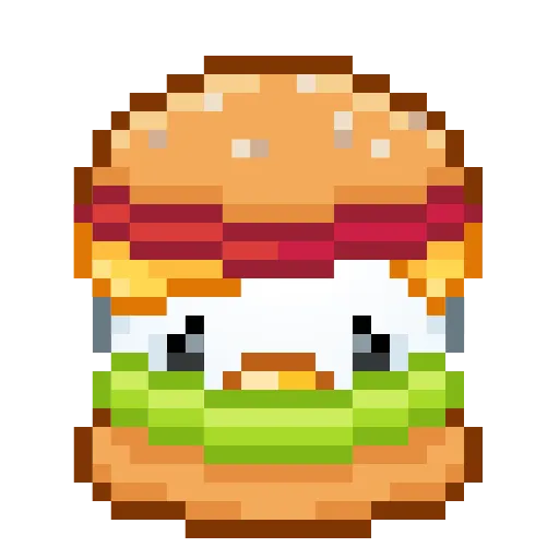 🍔 Эмодзи «Goose Emoji - пиксельные эмоджи с гусем» для Telegram