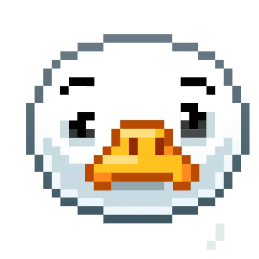 😮‍💨 Эмодзи «Goose Emoji - пиксельные эмоджи с гусем» для Telegram