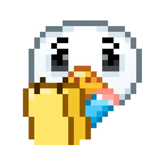 📝 Эмодзи «Goose Emoji - пиксельные эмоджи с гусем» для Telegram