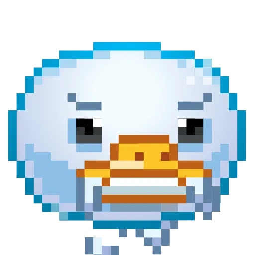 🥶 Эмодзи «Goose Emoji - пиксельные эмоджи с гусем» для Telegram