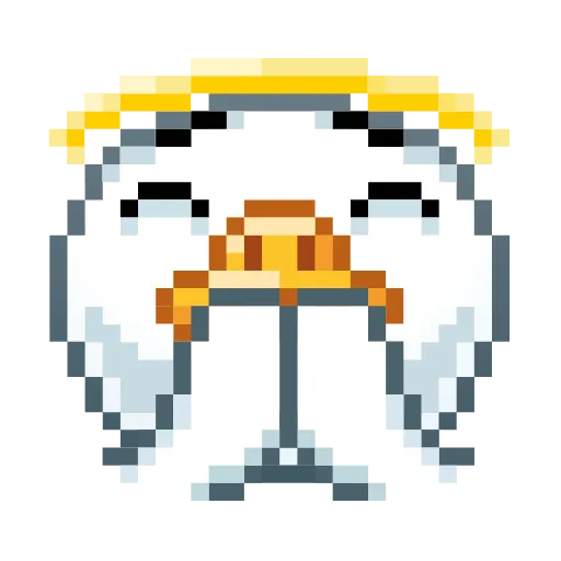 🙏 Эмодзи «Goose Emoji - пиксельные эмоджи с гусем» для Telegram