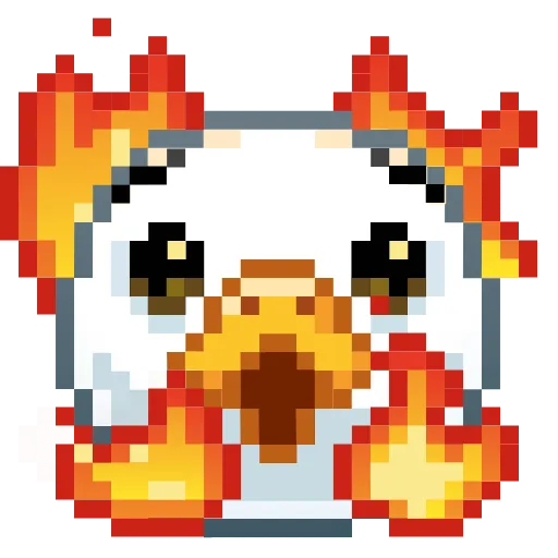 🔥 Эмодзи «Goose Emoji - пиксельные эмоджи с гусем» для Telegram