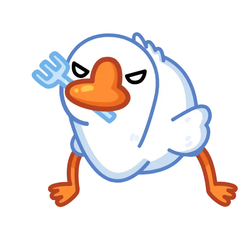😒 Эмодзи «Гусь» для Telegram