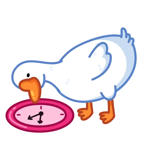 ⏰ Эмодзи «Гусь» для Telegram