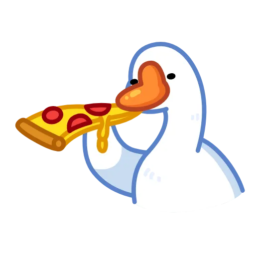 🍕 Эмодзи «Гусь» для Telegram