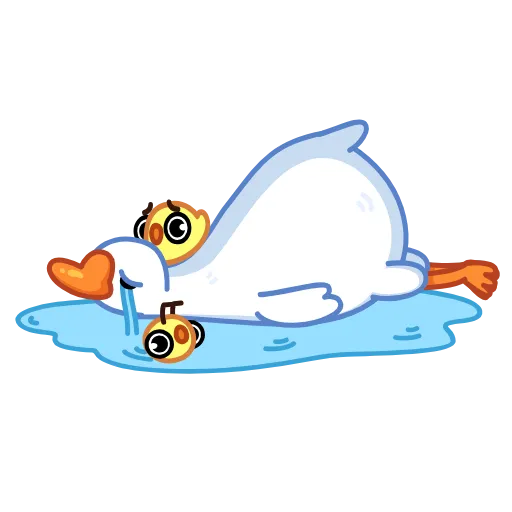 😭 Эмодзи «Гусь» для Telegram