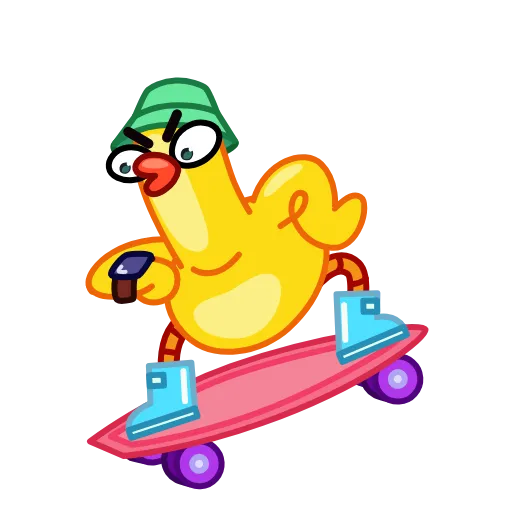 🛹 Эмодзи «Гагусь» для Telegram