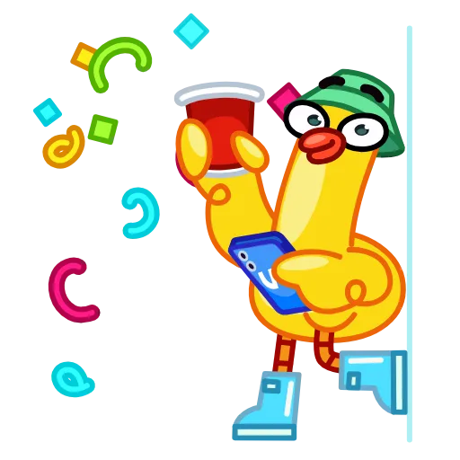 🥳 Эмодзи «Гагусь» для Telegram
