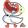 🤤 Эмодзи «Гусь» для Telegram