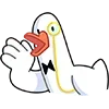 🤔 Эмодзи «Гусь» для Telegram
