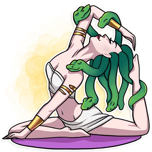 🤸 Стикер «Medusa» для Telegram