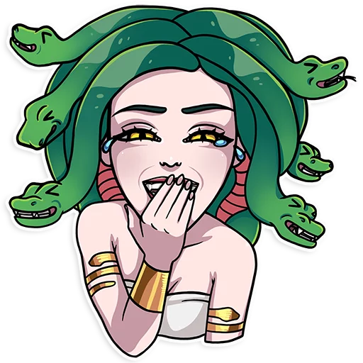 Стикерпак Medusa для Telegram — скачать