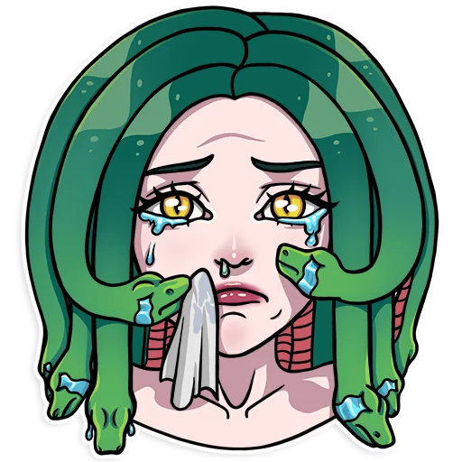 😭 Стикер «Medusa» для Telegram