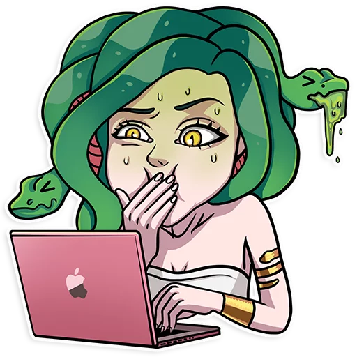 🤢 Стикер «Medusa» для Telegram