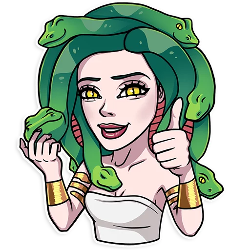 👍 Стикер «Medusa» для Telegram