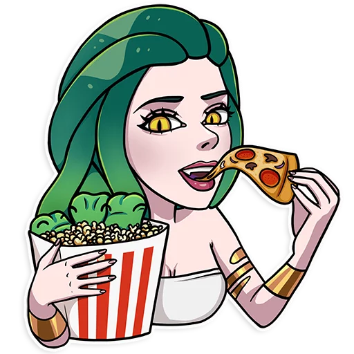 🍕 Стикер «Medusa» для Telegram