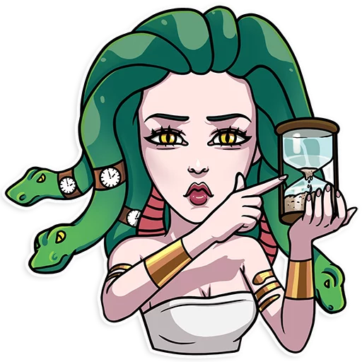 ⌛ Стикер «Medusa» для Telegram