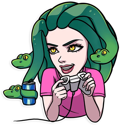🎮 Стикер «Medusa» для Telegram