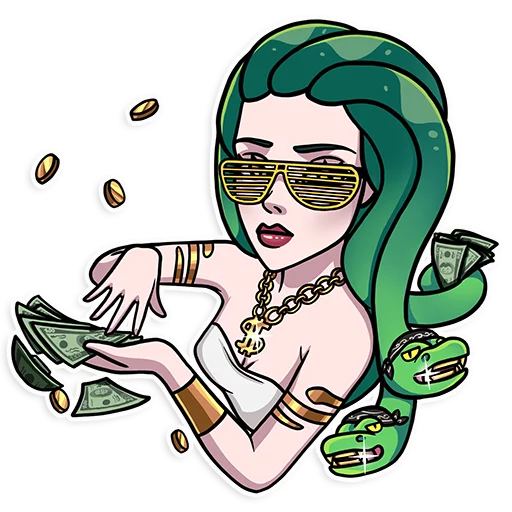 💵 Стикер «Medusa» для Telegram