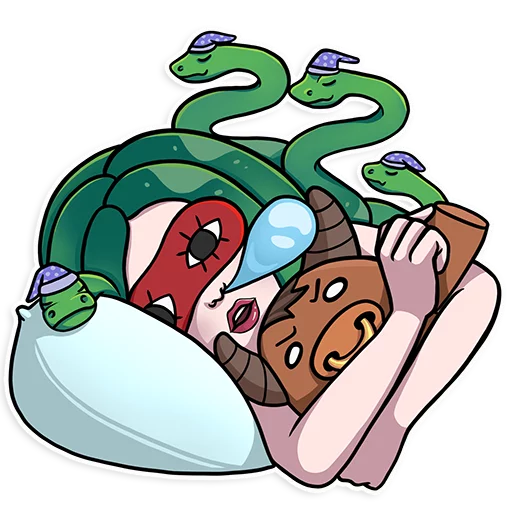😴 Стикер «Medusa» для Telegram