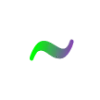 😊 Эмодзи «Зелёные градиент буквы» для Telegram